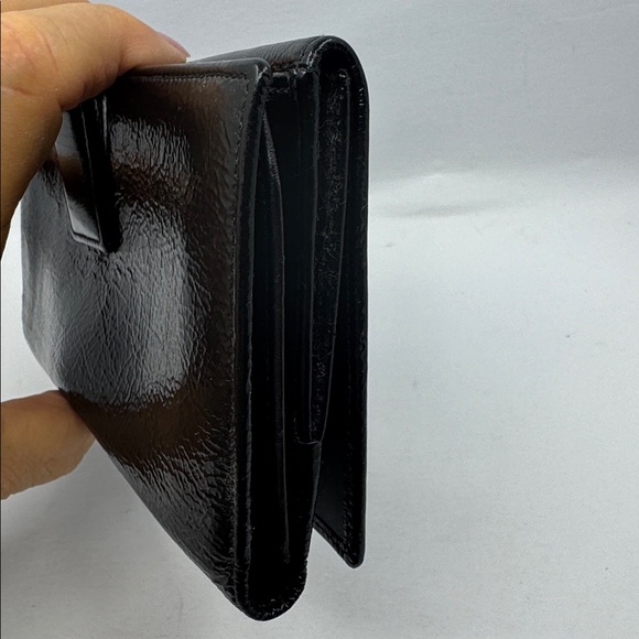 Yves Saint Laurent YSL Patient Leather Bifold Wallet 28679 - Picture 14 of 15